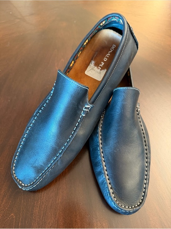 Men\'s Black Leather Slip-On Loafers - Donald J. Pliner size 10M main image 5